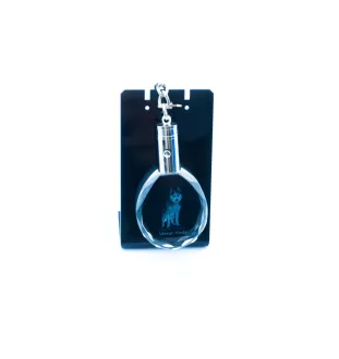 Husky de Sibérie, Husky sibérien - pendentif avec une photo de chien, porte-clés en cristal dans une boîte cadeau, un cadeau unique par Art-Dog