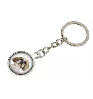 Shih Tzu - porte-clés dans une boîte, photo personnelle, porte-clés de la marque Art-Dog