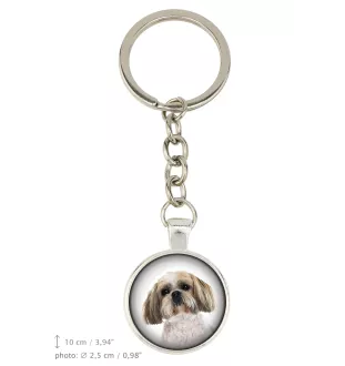 Shih Tzu - porte-clés dans une boîte, photo personnelle, porte-clés de la marque Art-Dog