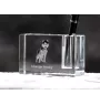Husky de Sibérie, Husky sibérien - Porte-stylos, organiseur en cristal avec photo de chien, décoration de bureau unique par la marque Art-Dog