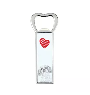 Shih Tzu - ouvre-bouteille avec chien, ouvre-bouteille personnalisé pour réfrigérateur, cadeau unique pour homme de la marque Art-Dog