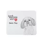 Shih Tzu, Chrysanthemum Dog - mouse pad with print, personalized dog-themed mouse pad, unique gadget for an office worker by Art-Dog brand