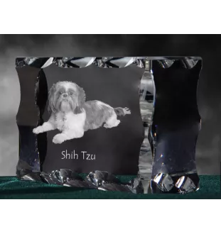Shih Tzu ramka kryształowa z psem Art-Dog
