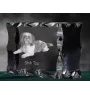 Shih Tzu - Kristall mit einem Hundebild, Glasstatuette mit einem Bild, einzigartiger Bilderrahmen der Marke Art-Dog