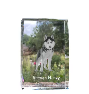 Husky syberyjski kryształ z psem Art-Dog