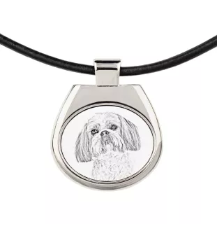 Shih Tzu - collier avec chien, pendentif personnalisé avec photo, collier unique pour femmes et hommes de la marque Art-Dog