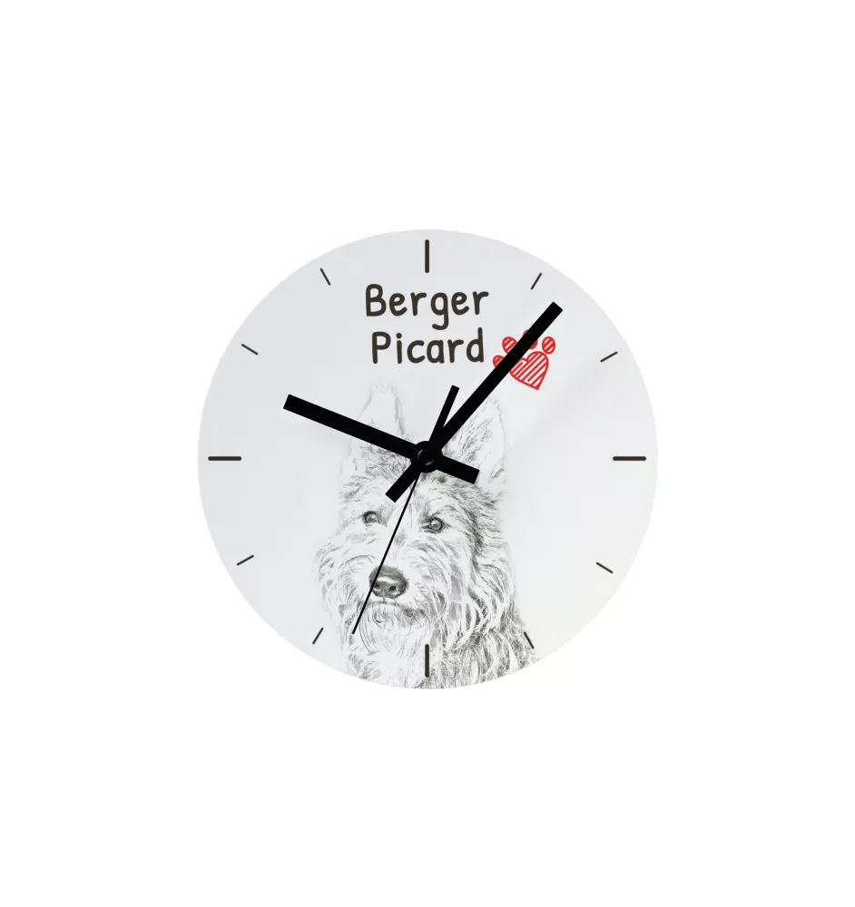 Shih Tzu - Wanduhr mit Hund, Regal Uhr mit Druck, personalisierte Hausdekoration von Art-Dog.