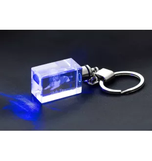 Shih Tzu - Schlüsselanhänger aus Kristall mit Hundefoto, beleuchteter Schlüsselanhänger, einzigartiges Geschenk der Marke Art-Dog