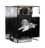 Shih Tzu - Bougeoir avec photo de chien, porte bougie en cristal, cadeau personnalisé par la marque Art-Dog