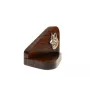 Husky de Sibérie, Husky sibérien - bougeoir en bois avec un chien, support pour bougie chauffe-plat, lieu de mémoire pour chien de la marque Art-Dog