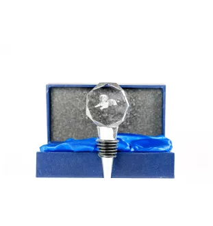 Shih Tzu - Bouchon de bouteille, bouchon de vin en cristal avec photo, cadeau personnalisé pour barman par la marque Art-Dog