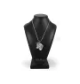Siberian Husky, Chukcha - necklace with a dog, dog pendant on a silver chain, unique jewelry from the Art-Dog brand