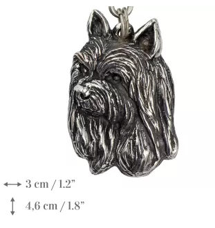 Seidenterrier - Hundehalsband, einzigartiger Schmuck für den Hundefan, einzigartiger Kreuzotter-Anhänger der Marke Art-Dog