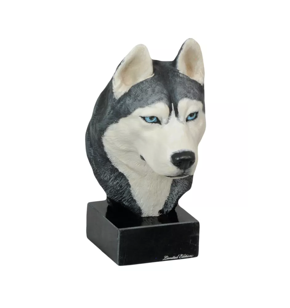 Siberian Husky, Chukcha - painted figurine, statue, figure, made by the artist, brand Art-Dog