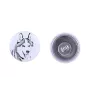Husky de Sibérie, Husky sibérien - boucles d'oreilles uniques avec un chien, votre animal de compagnie sur un porte-clés, marque propre Art-Dog