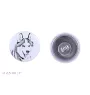 Husky de Sibérie, Husky sibérien - boucles d'oreilles uniques avec un chien, votre animal de compagnie sur un porte-clés, marque propre Art-Dog