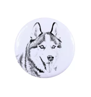Siberian Husky, Chukcha - women's jewelry with a dog portrait, handmade product, possibility to add your own photo, Art-Dog brand