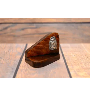 Shih Tzu - bougeoir en bois avec un chien, support pour bougie chauffe-plat, lieu de mémoire pour chien de la marque Art-Dog