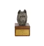 Husky de Sibérie, Husky sibérien - urne pour les cendres du chien avec une statuette, petite urne pour chien, urne personnalisée avec le buste du chien de la marque Art-Dog