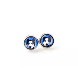 Siberian Husky, Chukcha - a set of jewelry with your photo, a woman's ornament, handmade item, a product made with passion for creating the Art-Dog brand.