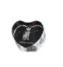 Siberian Husky, Chukcha - a photo of a dog in crystal, crystal heart, unique photo frame from the Art-Dog brand