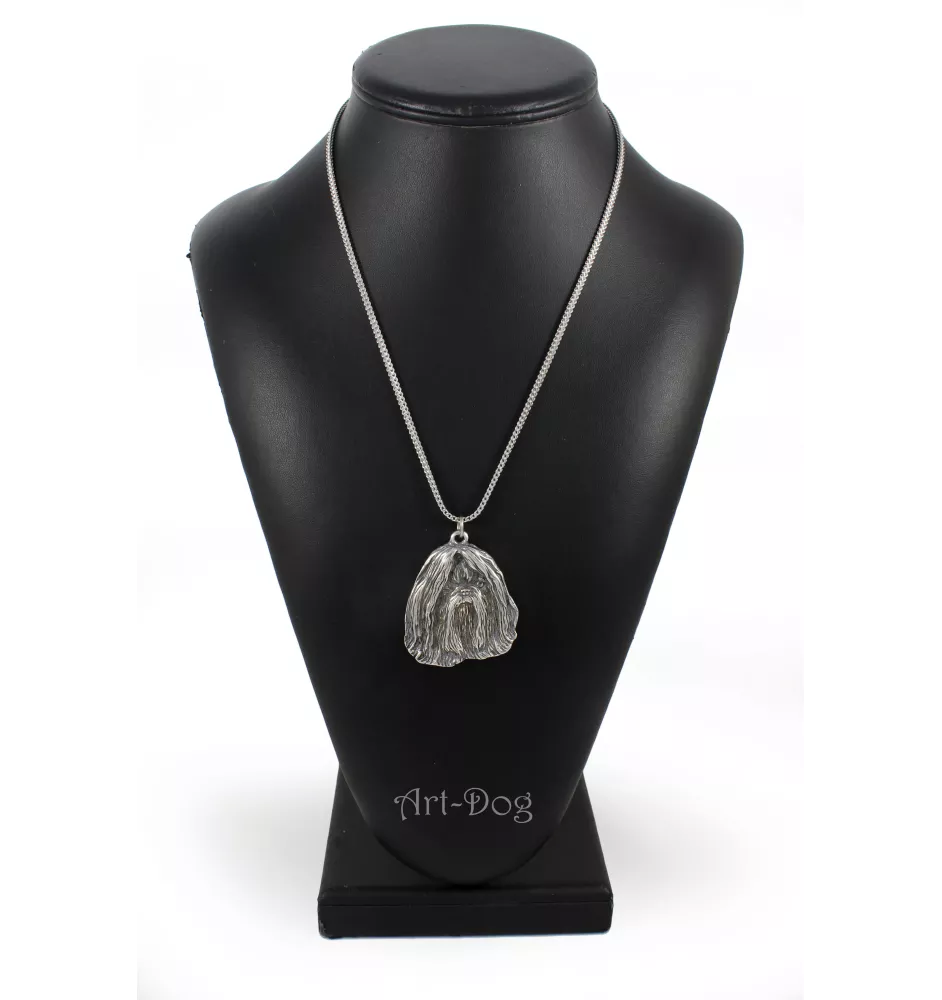 Shih Tzu, Chrysanthemum Dog - necklace with a dog, dog pendant on a silver chain, unique jewelry from the Art-Dog brand