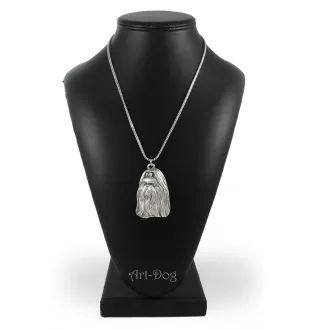 Shih Tzu, Chrysanthemum Dog I - necklace with a dog, dog pendant on a silver chain, unique jewelry from the Art-Dog brand