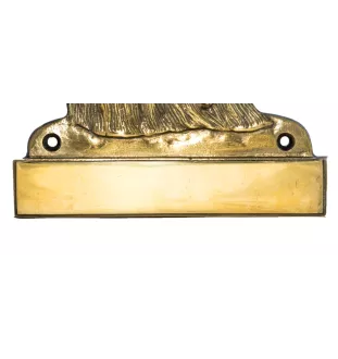 Shih Tzu - Haustürschild mit Hund, Messingschild mit Namen, personalisiertes Türschild mit Markennamen Art-Dog