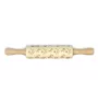 Siberian Husky, Chukcha - small rolling pin with a dog, patterned dough roller, gadget for ceramicists from the Art-Dog brand