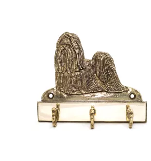 Shih Tzu - Schlüsselhalter mit Hund, Messinggriff für Hundezubehör, elegante Dekoration für den Flur der Marke Art-Dog