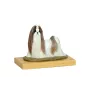 Shih Tzu I - figurine peinte, statue, sculpture, réalisée par l'artiste, marque Art-Dog