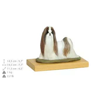 Shih Tzu I - bemalte Figur, Statue, Skulptur, vom Künstler hergestellt, Marke Art-Dog