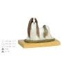 Shih Tzu I - figurine peinte, statue, sculpture, réalisée par l'artiste, marque Art-Dog