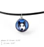 Husky de Sibérie, Husky sibérien - ensemble de bijoux avec votre photo, ensemble fait à la main, bracelet et collier de la marque Art.-Dog
