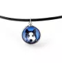 Husky de Sibérie, Husky sibérien - ensemble de bijoux avec votre photo, ensemble fait à la main, bracelet et collier de la marque Art.-Dog