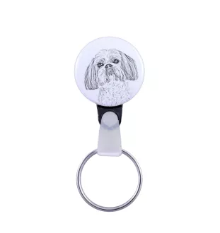 Shih Tzu - Schlüsselanhänger mit dem Bild eines Hundes, Anhänger mit dem eigenen Grafikdesign der Marke Art-Dog