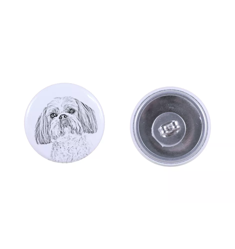 Shih Tzu kolczyki z psem mały Art-Dog