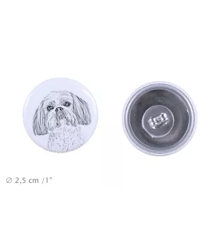 Shih Tzu - boucles d'oreilles uniques avec un chien, votre animal de compagnie sur un porte-clés, marque propre Art-Dog