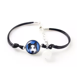 Husky de Sibérie, Husky sibérien - bracelet dans une boîte avec votre photo, bijoux féminins, cadeau parfait de la marque Art-Dog