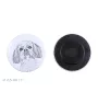Shih Tzu Magnet mit einem Hundepfotenabdruck, außergewöhnlich leicht, starker Magnet, handgefertigtes Produkt der Marke Art-Dog