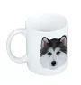 Husky syberyjski kubek geometryczny Art-Dog