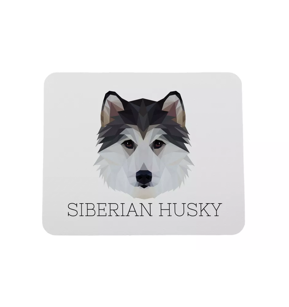 Husky syberyjski podkładka geometryczna Art-Dog