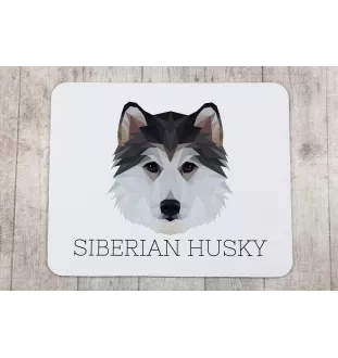 Husky syberyjski podkładka geometryczna Art-Dog