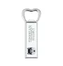 Siberian Husky, Chukcha - bottle opener with a picture and inscription for beer by Art-Dog