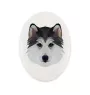 Husky syberyjski płytka geometryczna Art-Dog