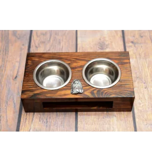 Shih Tzu drewniany stojak na miski Art-Dog