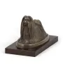 Shih Tzu - une statuette de chien, une figurine en marbre blanc, un trophée pour l'exposition de chiens de la marque Art-Dog