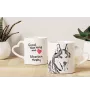 Siberian Husky - Tasse mit Hund, entzückende Tasse mit herzförmigem Henkel, universelles Geschenk der Marke Art-Dog