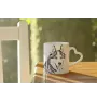 Siberian Husky, Chukcha - cup with a dog, adorable cup with a heart-shaped handle, universal gift from the Art-Dog brand