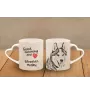 Siberian Husky - Tasse mit Hund, entzückende Tasse mit herzförmigem Henkel, universelles Geschenk der Marke Art-Dog